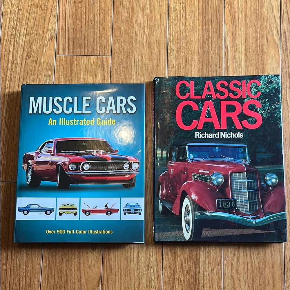Classic Cars & Muscle Cars Illustrated Guide Set